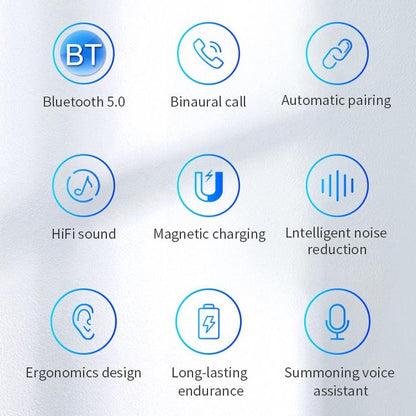 Wireless Sports Bluetooth Earphones - Binaural Stereo Black-1915196699073187848