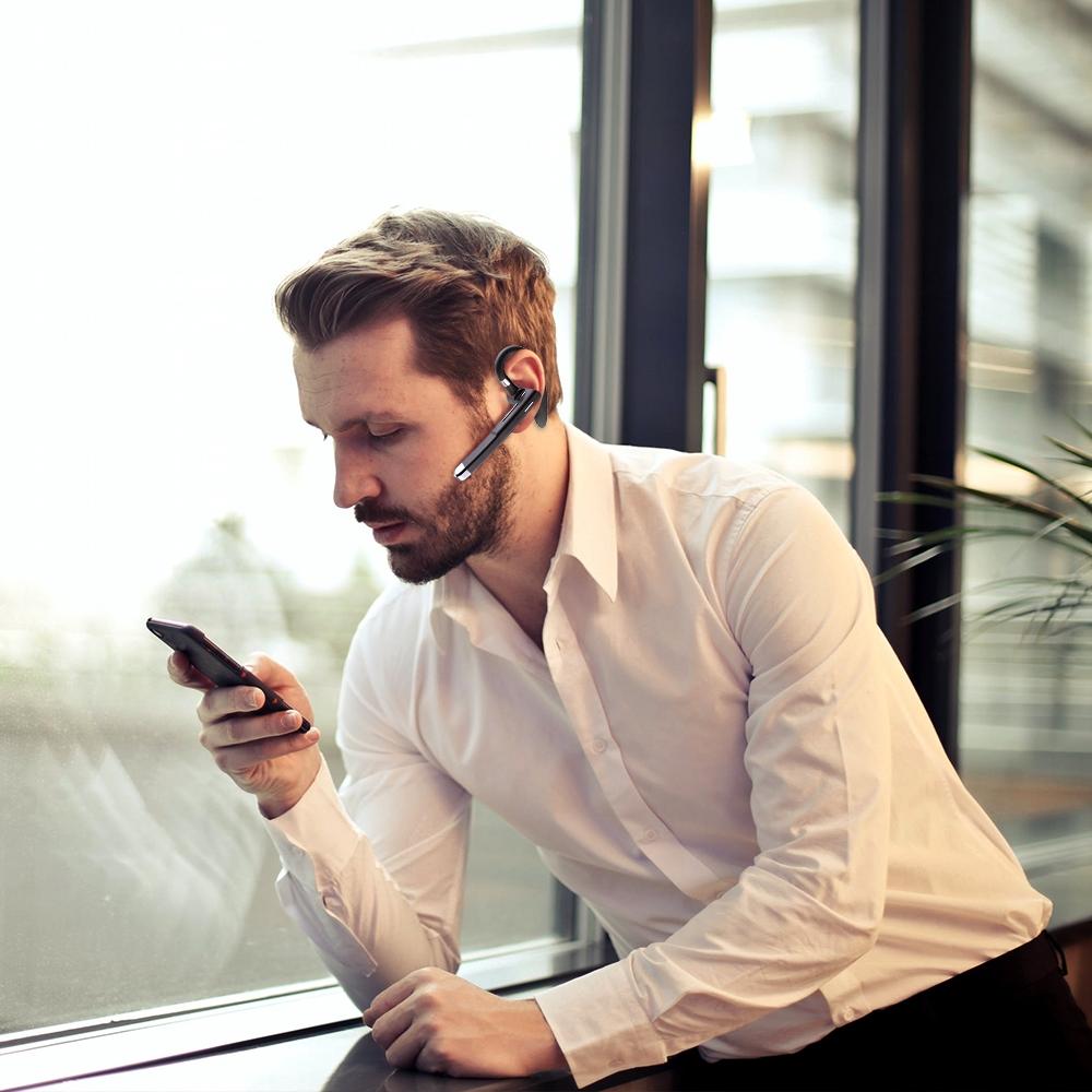 Rotatable Bluetooth Earphone With Charging Box & Digital Display-1915197887415980041