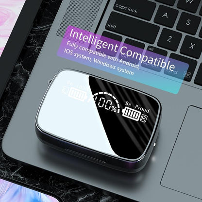 Wireless Bluetooth 5.0 Earphones With Digital Display And Flashlight-1915196704290902025