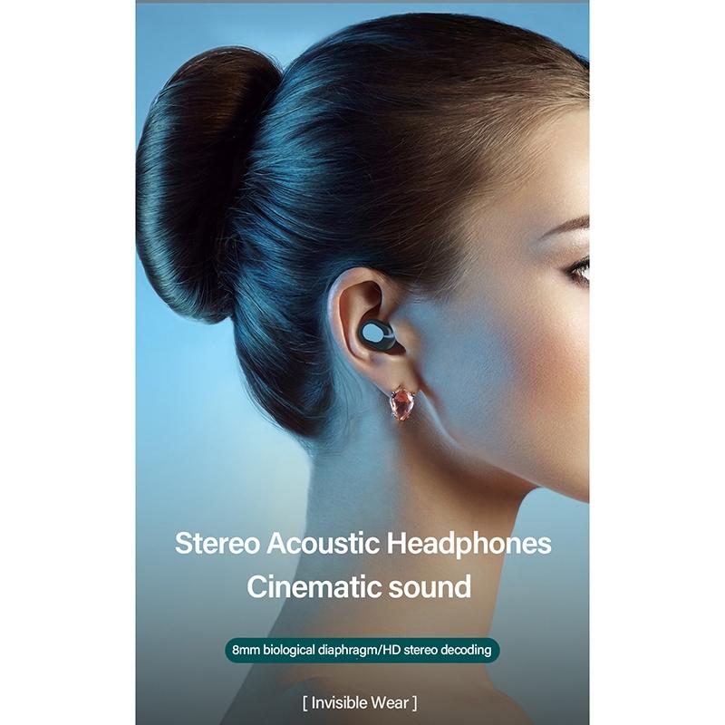 Wireless Bluetooth Earphone With Noise Reduction & Charging Box - Led Display-1915196633075814405