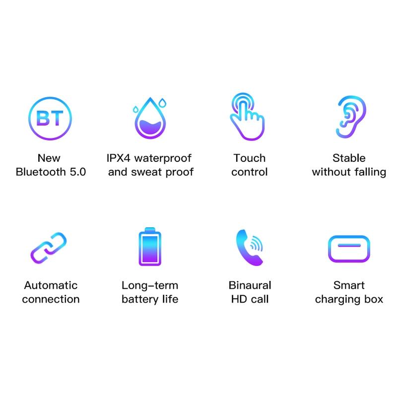 Wireless Tws Headset With Bluetooth 5.0 And Led Display-1915197933779816454