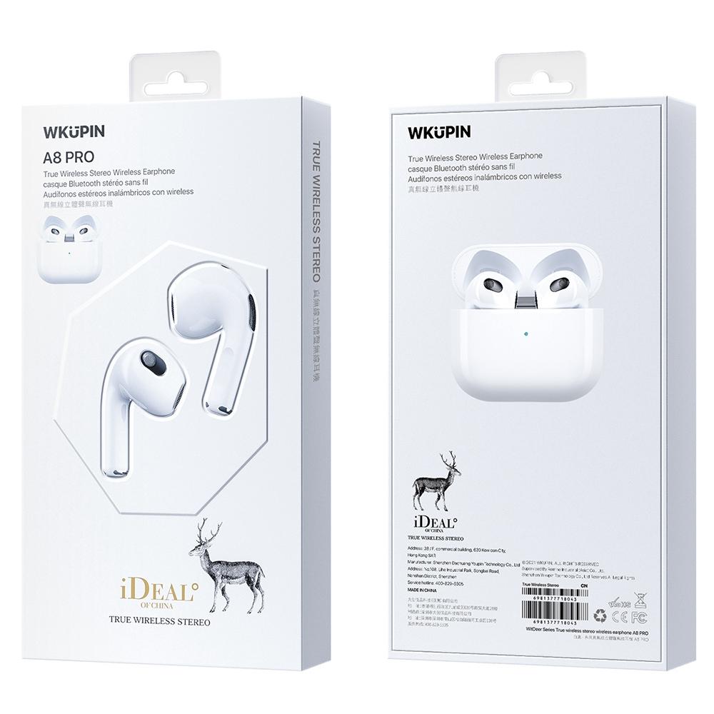 Pro True Wireless Stereo Bluetooth Earphones - White-1915196625047916546