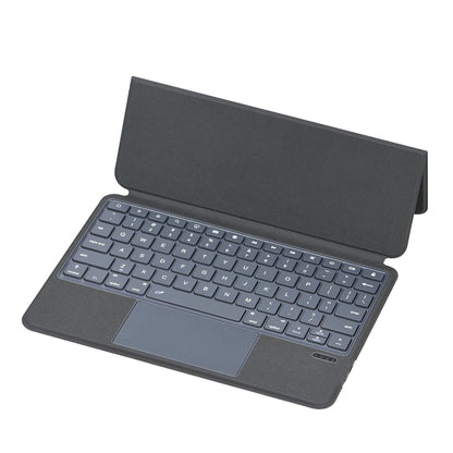 Bluetooth Keyboard Leather Case For Ipad Air / Pro 11 - Touch Pad - Black-1922443417741299716