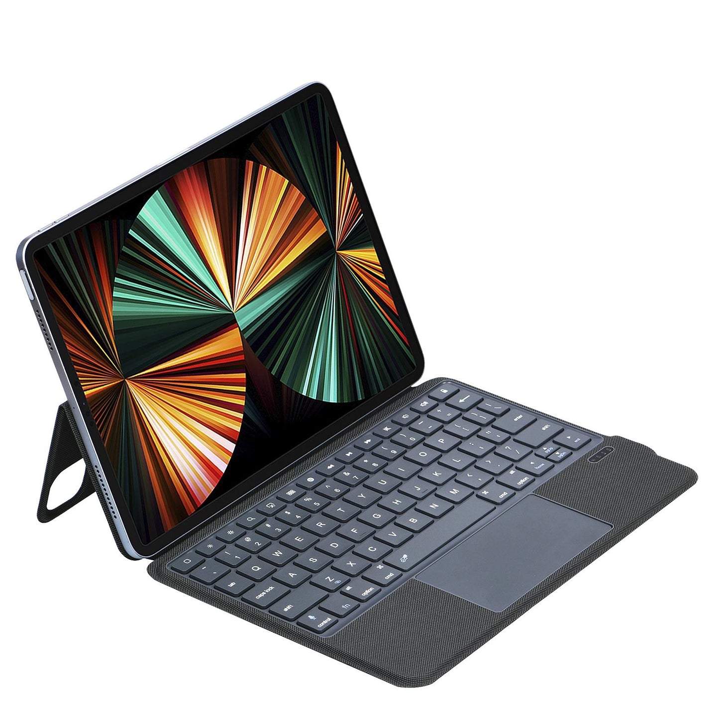 Bluetooth Keyboard Leather Case For Ipad Air / Pro 11 - Touch Pad - Black-1922443417741299719