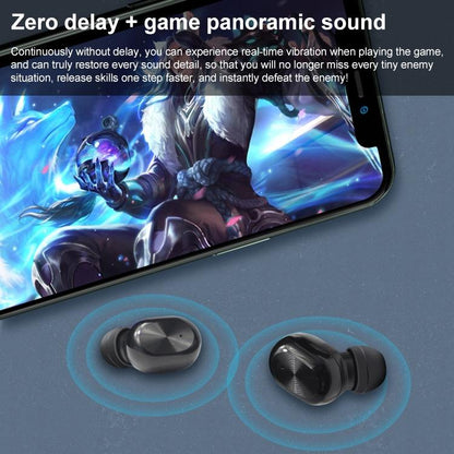 Waterproof Bluetooth 5.0 Tws Earphones With Touch Control - Black-1915196750893813764