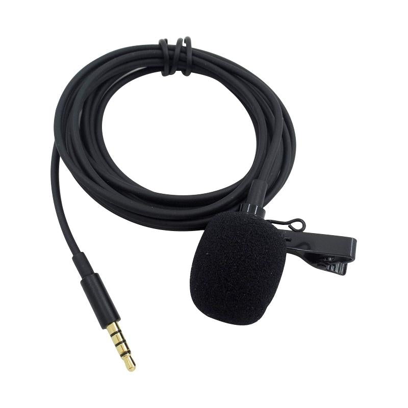 Clip-On Lavalier Microphone For Mobile Phones - 1.2M - Black-1915196769491357697