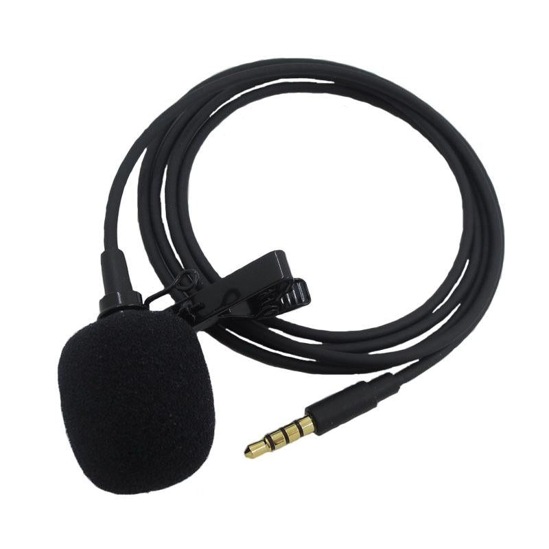 Clip-On Lavalier Microphone For Mobile Phones - 1.2M - Black-1915196769491357699