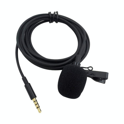 Clip-On Lavalier Microphone For Mobile Phones - 2.5M - Black-1915196782283984897