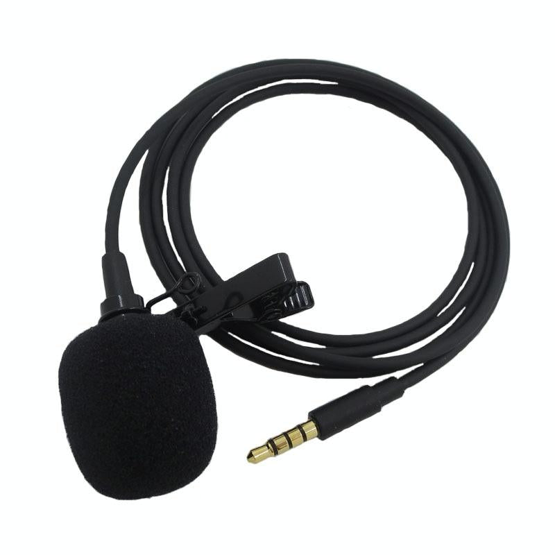 Clip-On Lavalier Microphone For Mobile Phones - 2.5M - Black-1915196782283984899