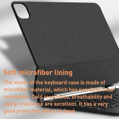 2022 T89 Magic Bluetooth Keyboard Leather Case For Ipad 10.9 Gen 10 - Black-1922443418953453573