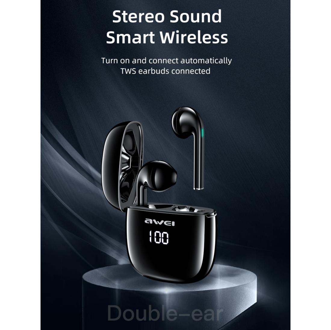 Wireless T28P Bluetooth V5.0 Tws Sports Headset With Led Display And Charging Case-1915196798759211009