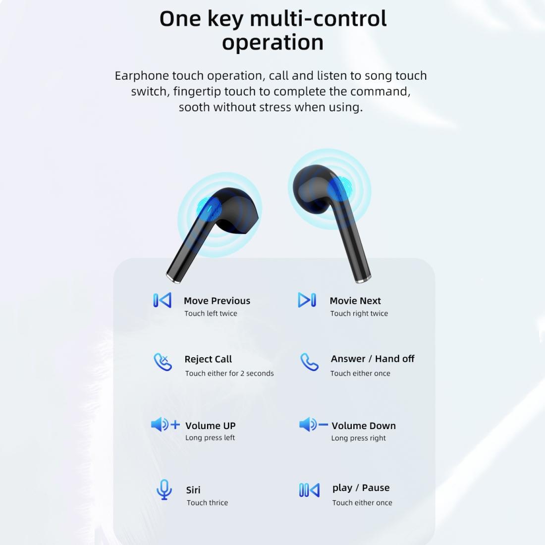 Wireless T28P Bluetooth V5.0 Tws Sports Headset With Led Display And Charging Case-1915196798759211014