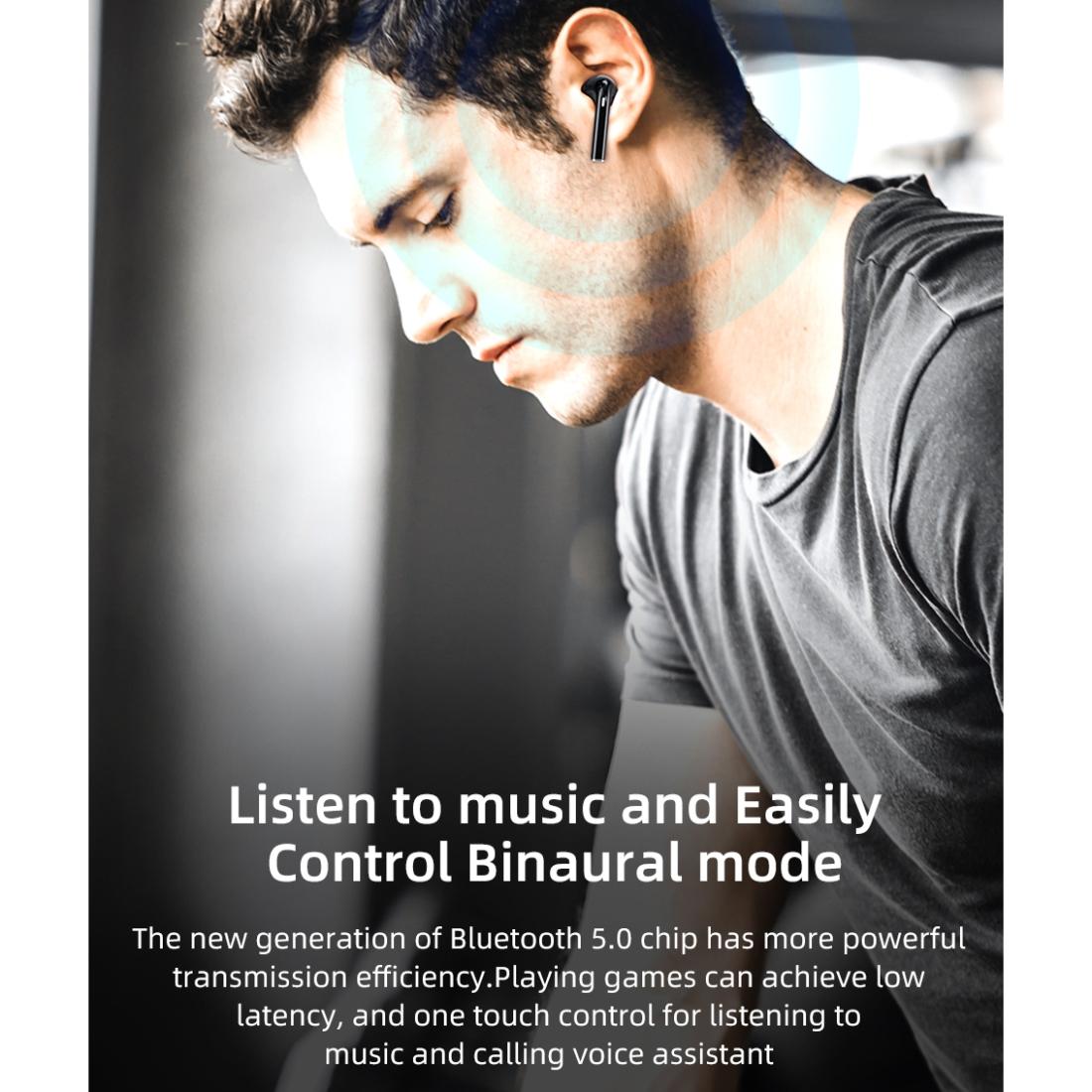 Wireless T28P Bluetooth V5.0 Tws Sports Headset With Led Display And Charging Case-1915196798759211017