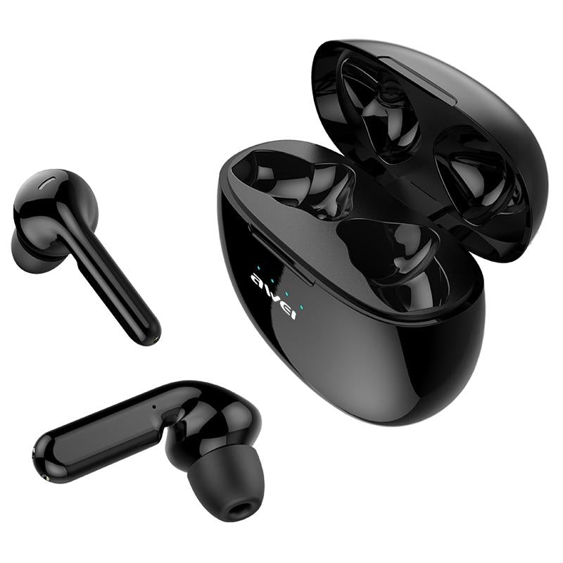 Wireless Sports Headset With Charging Case - T15 Tws Bluetooth V5.0 Black-1915196677946478593