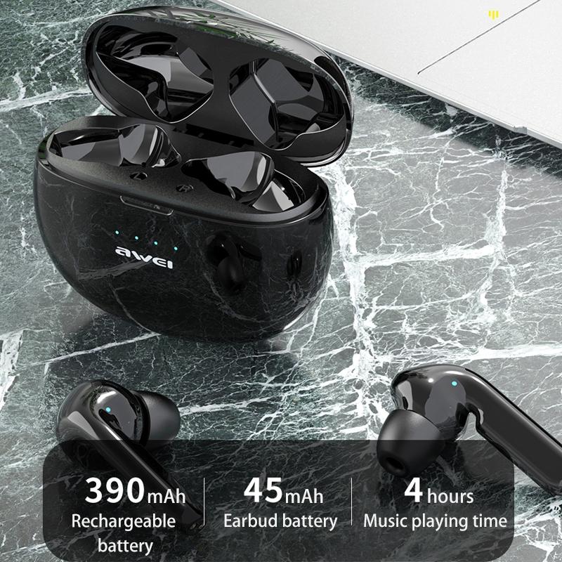 Wireless Sports Headset With Charging Case - T15 Tws Bluetooth V5.0 Black-1915196677946478597