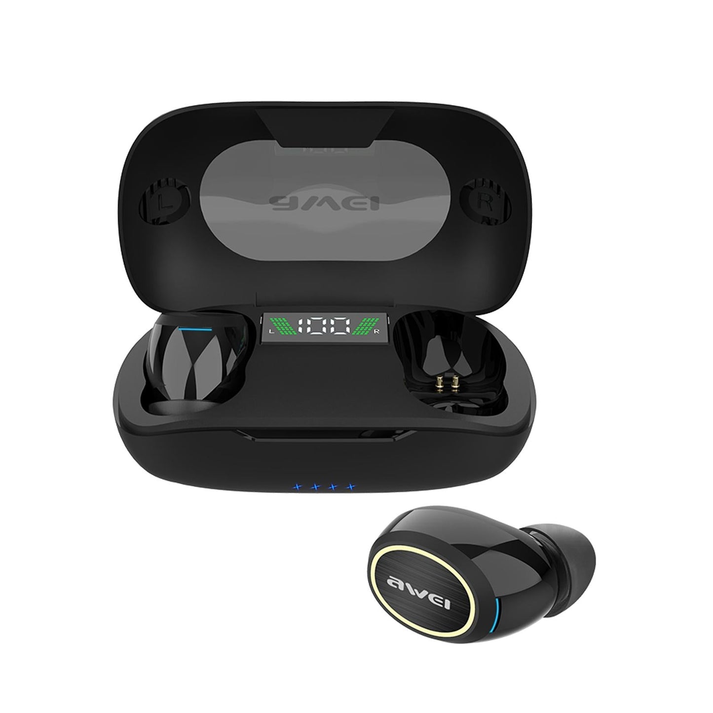 Wireless Active Noise Reduction Earphones - Black-1915196709240180736