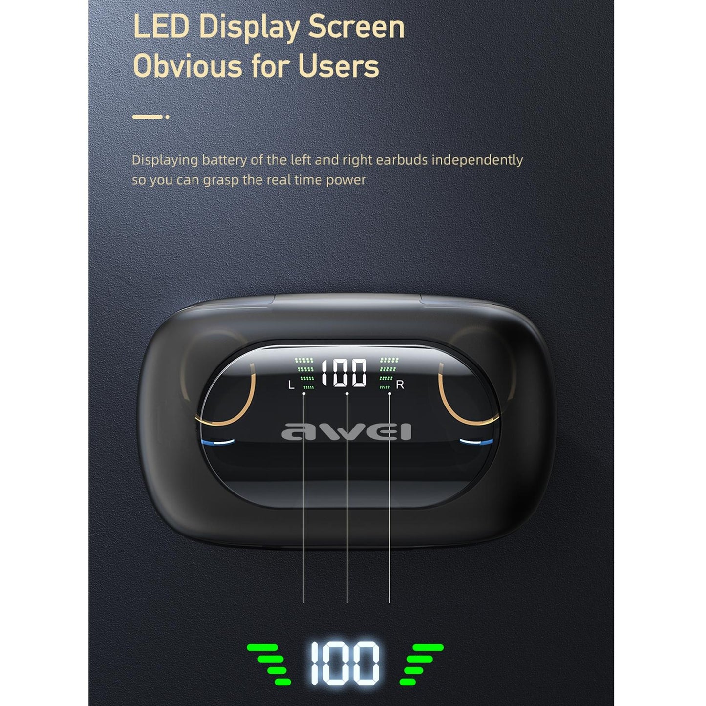 Wireless Active Noise Reduction Earphones - Black-1915196709240180741