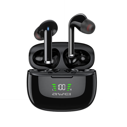 Wireless Anc Bluetooth Earphones - Black-1915196725233061888