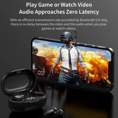 Mini Bluetooth Earphones With Magnetic Charging Box - Eb62-1915197059431010311