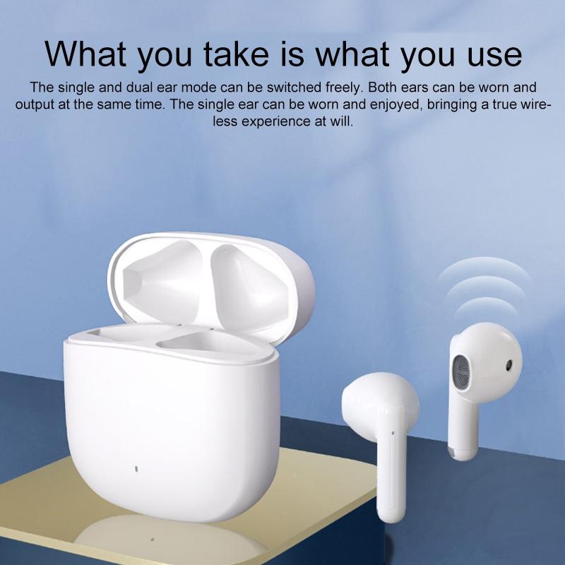 White Wireless Bluetooth Earbuds-1915196625987440644