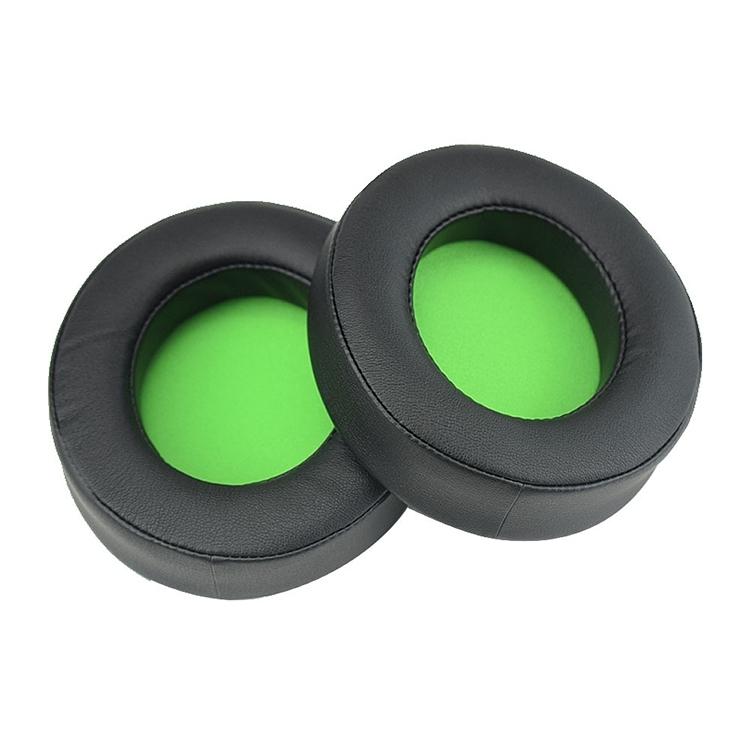 2-Pack Replacement Earpads For Razer Kraken 7.1 V2 Pro Headphones - Green Sponge Cushions-1915197969028747265