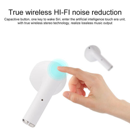 Wireless Bluetooth Earphones With Touch Display - White-1915196624737538052