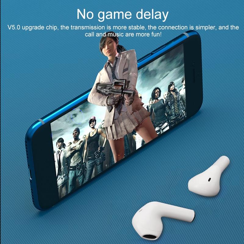 Wireless Bluetooth Earphones With Touch Display - White-1915196624737538057