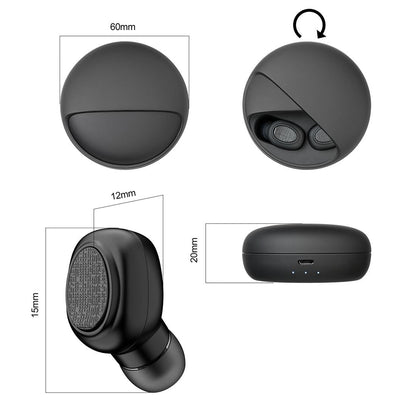 Wireless Stereo Bluetooth Headset With Charging Case - V5.0 Tws-1915196727653175299