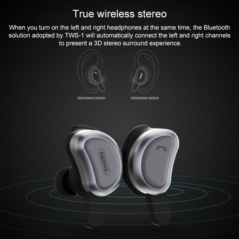 Wireless Bluetooth Earphones With Charging Box - Half Moon Shape Gold-1915196562909302789