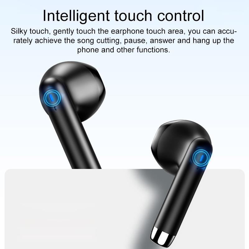 Wireless Bluetooth 5.0 Earphones With Led Display - Black-1915196796813053953