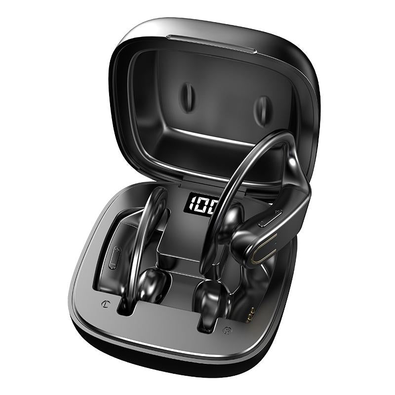 Wireless Bluetooth Earphones With Magnetic Charging Case & Digital Display-1915197253488873472