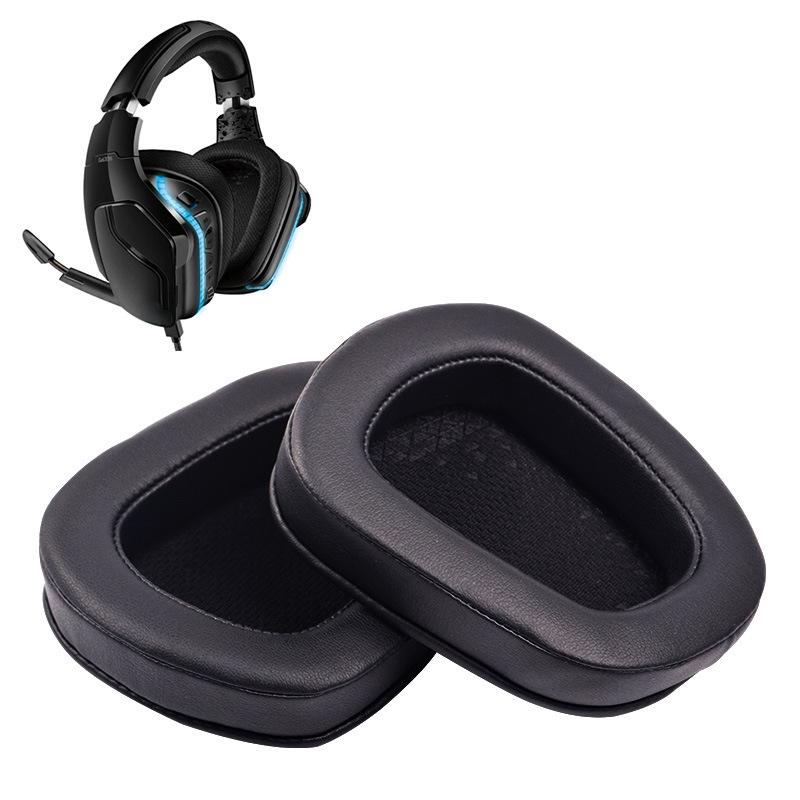 2-Pack Sheepskin Earphone Cushion Covers For Logitech G633 G933 Earmuffs-1915197908123258883