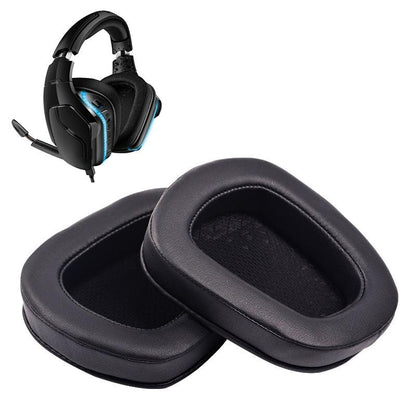 2-Pack Sheepskin Earphone Cushion Covers For Logitech G633 G933 Earmuffs-1915197908123258883