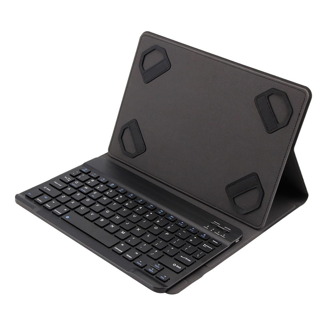 Universal Bluetooth Keyboard & Tablet Case For 9-10.5 Tablets - Black-1915196505548001282
