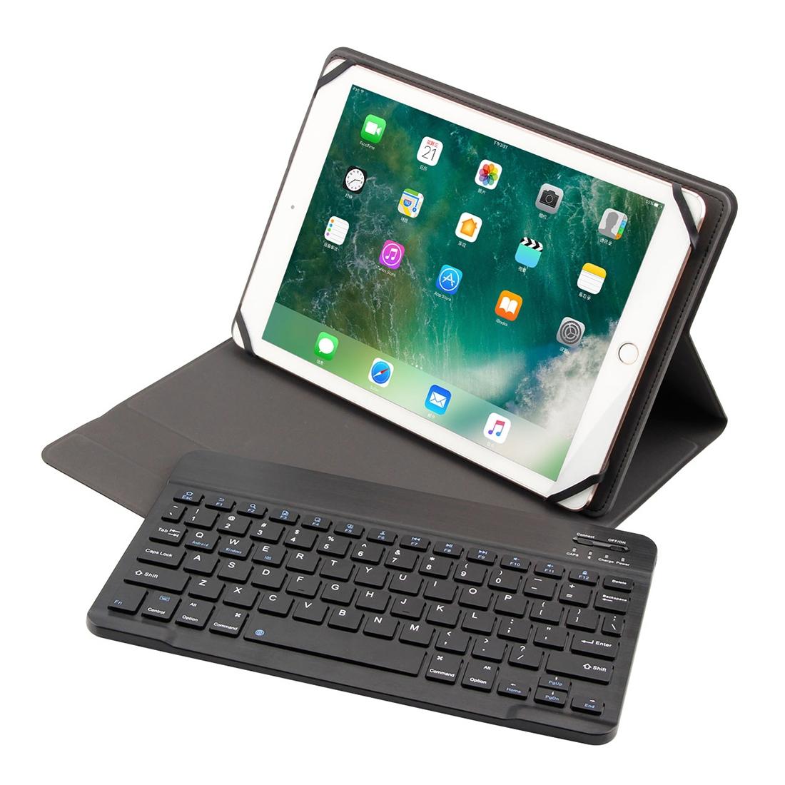 Universal Bluetooth Keyboard & Tablet Case For 9-10.5 Tablets - Black-1915196505548001283