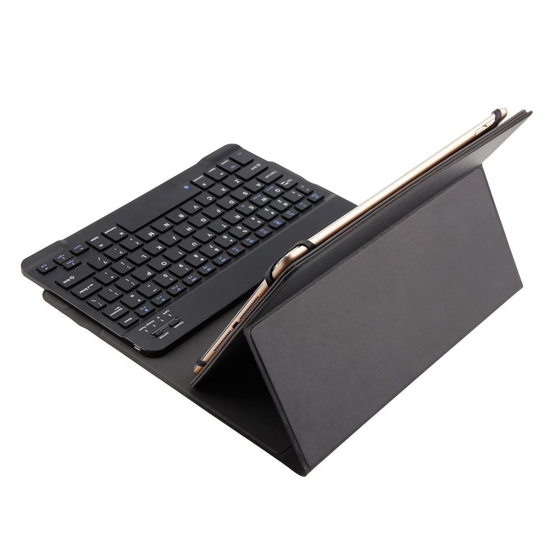 Universal Bluetooth Keyboard & Tablet Case For 9-10.5 Tablets - Black-1915196505548001284