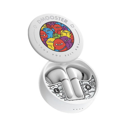 Wireless Bluetooth 5.2 Earphones With Anc & Enc Noise Reduction - White-1915196637286895616