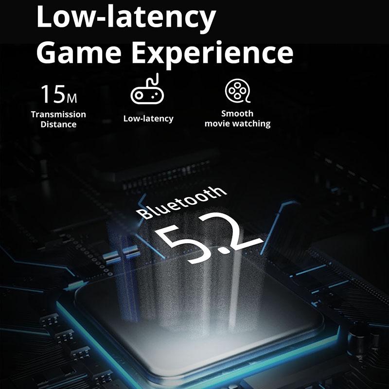 Wireless Bluetooth 5.2 Earphones With Anc & Enc Noise Reduction - White-1915196637286895619