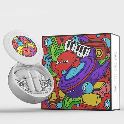 Wireless Bluetooth 5.2 Earphones With Anc & Enc Noise Reduction - White-1915196637286895624