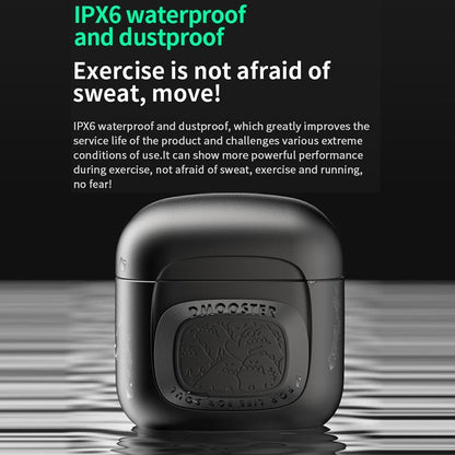 Wireless Bluetooth 5.3 Earphones - Black Ipx6 Edc-1915196506898567171