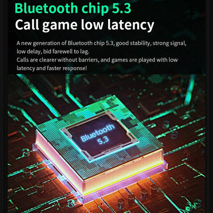 Wireless Bluetooth 5.3 Earphones - Black Ipx6 Edc-1915196506898567174