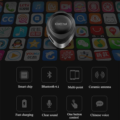 Wireless Bluetooth Earphone With Mic - 10M Range-1915196496706408452