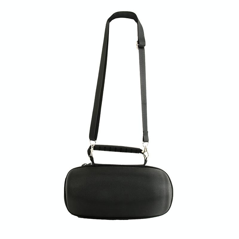 Portable Bluetooth Speaker Storage Box With Strap & Carabiner For Jbl Charge 5 - Black-1915196801741361157