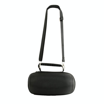 Portable Bluetooth Speaker Storage Box With Strap & Carabiner For Jbl Charge 5 - Black-1915196801741361157