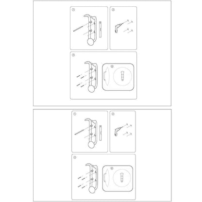 Wall-Mounted Metal Bracket For B & O Beoplay A9 Bluetooth Speaker-1915197707673276420