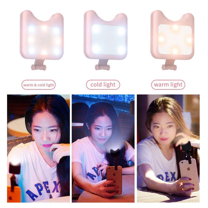 Universal Phone Camera Lens With Selfie Led Light For Smartphones-1915196491367059464