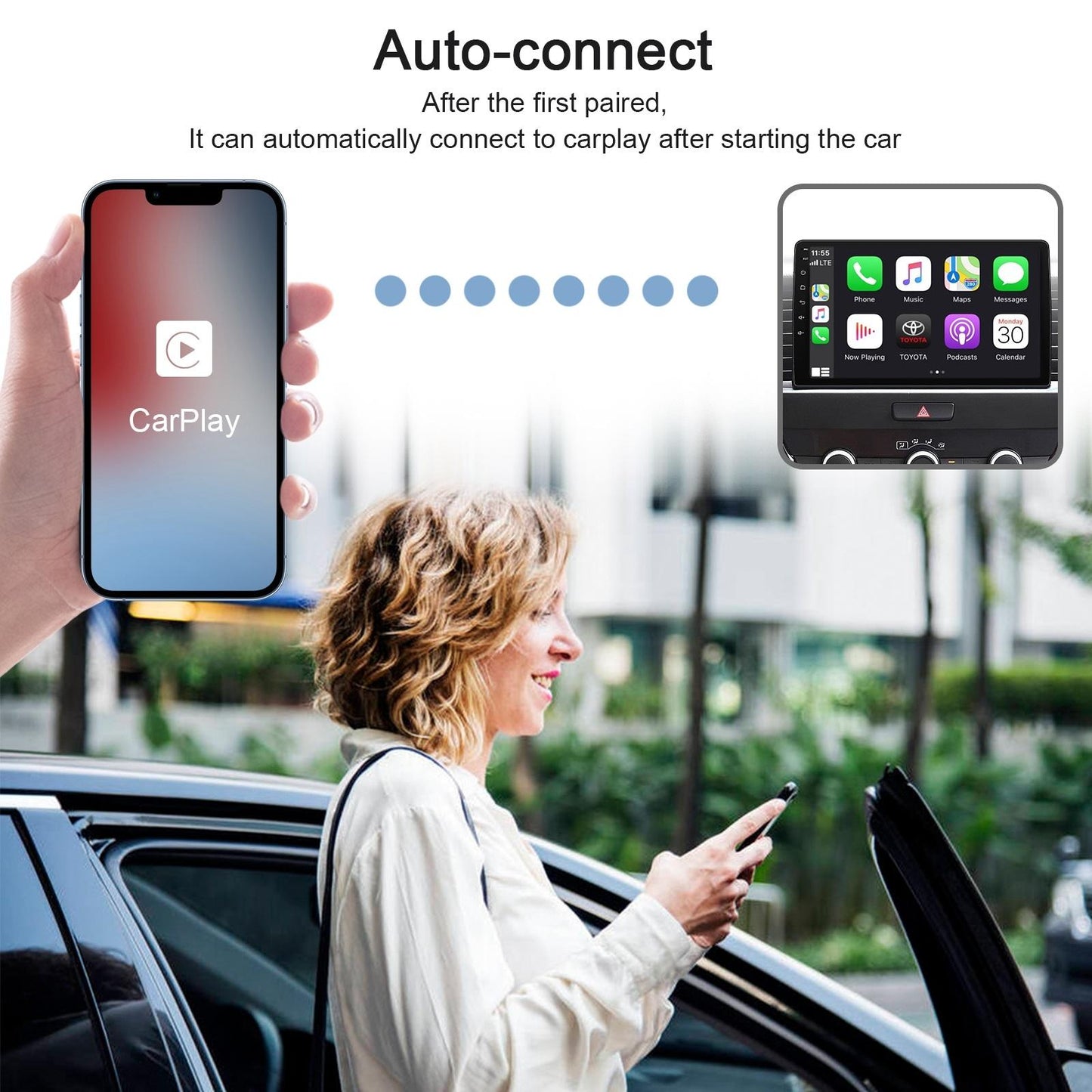 Wireless Carplay Adapter For Iphone - Usb & Usb-C-1915196637609857028