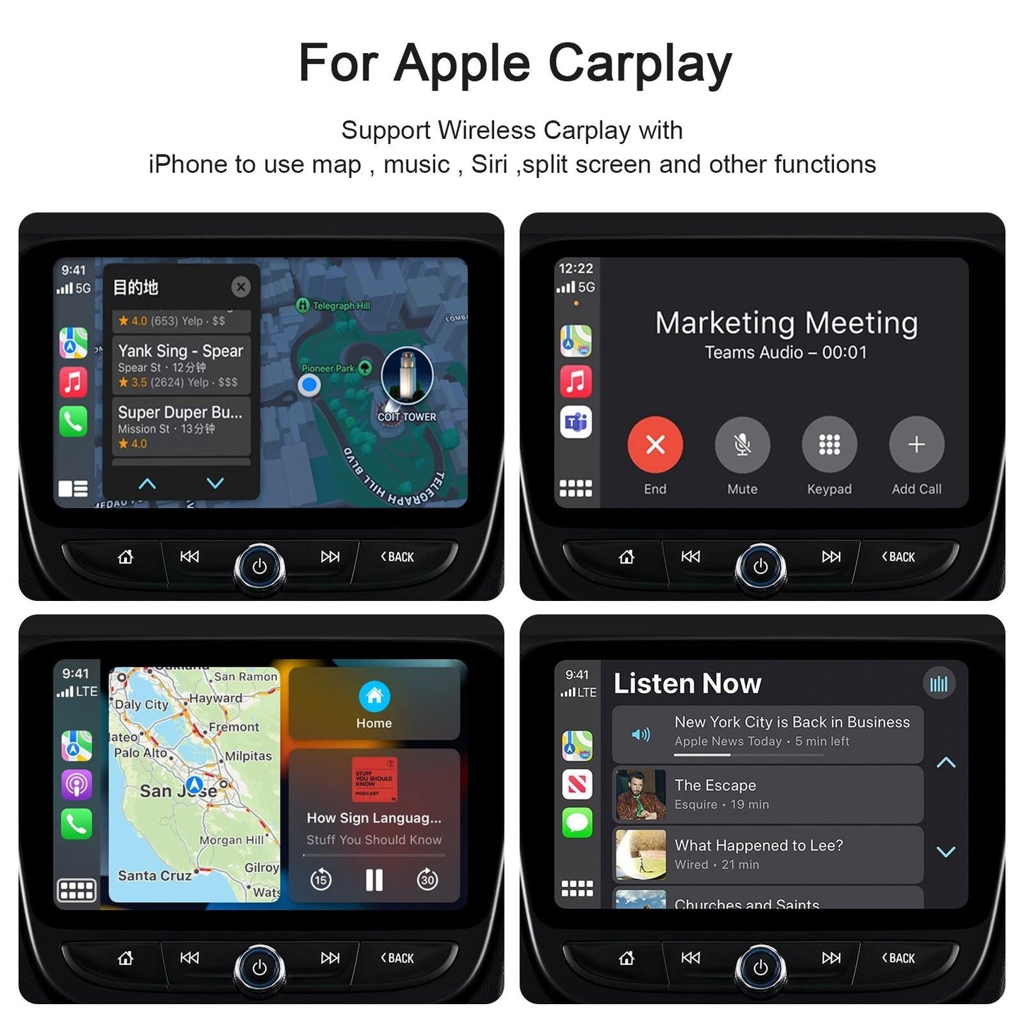 Wireless Carplay Adapter For Iphone - Usb & Usb-C-1915196637609857029