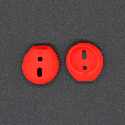 2-Pack Silicone Ear Caps For Apple Airpods / Earpods - Red-1915196591682228226