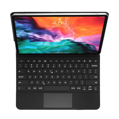Ultra-Thin Detachable Bluetooth Keyboard Tablet Case For Ipad Pro 12.9 With Touchpad & Backlight - Black-1915196781315100676